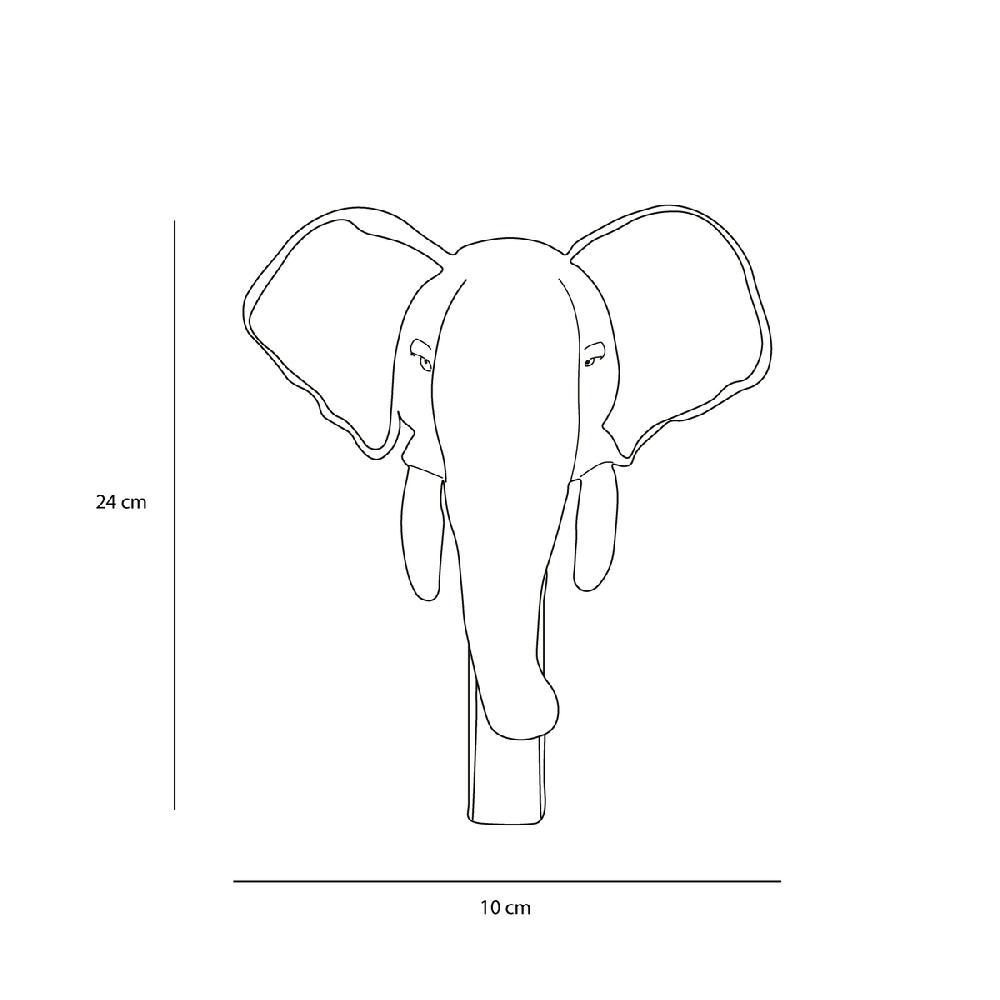 Wild & Soft Patère éléphant