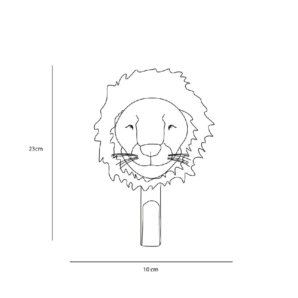 Wild & Soft Patère Lion