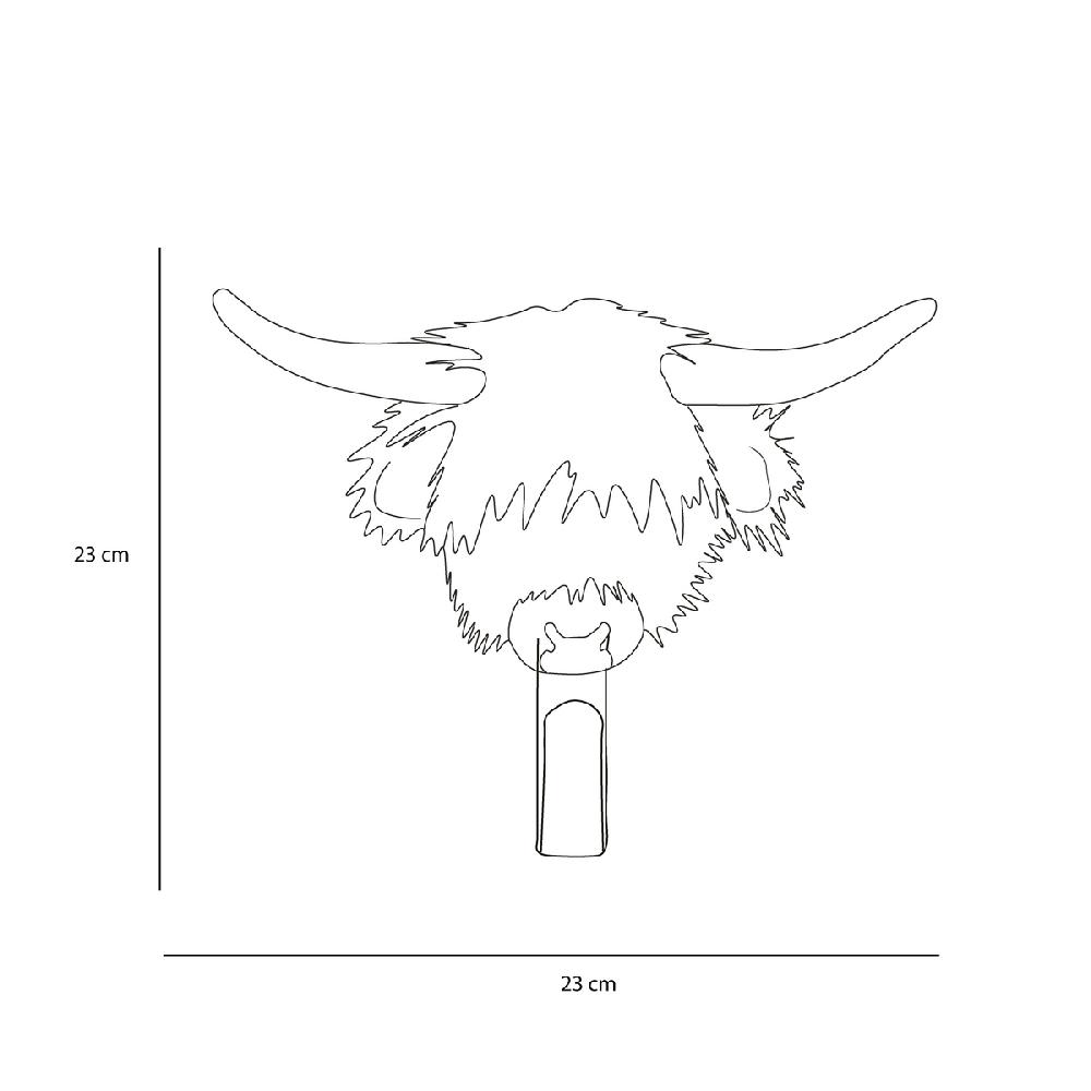 Wild & Soft Patère Vache Highland