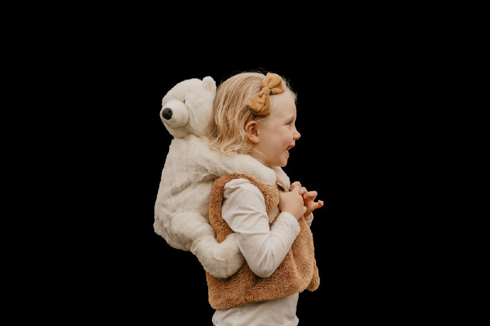 wild & soft Sac à dos ours polaire