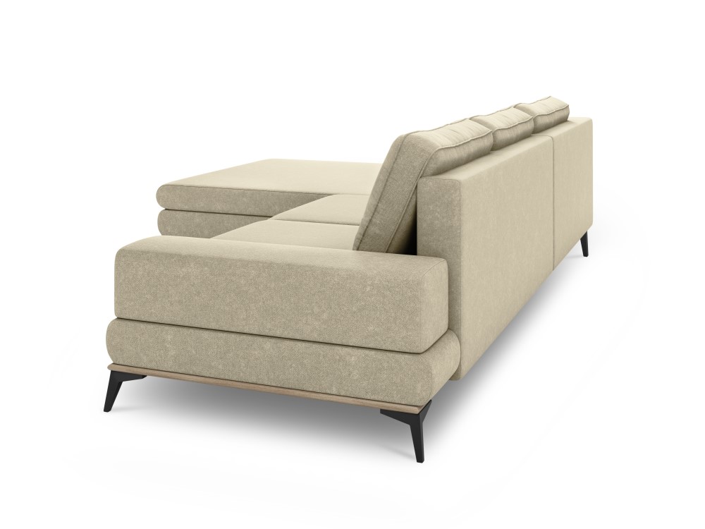 Windsor & Co Astre - Canapé D'angle Convertible Avec Coffre De Rangement 5 Places