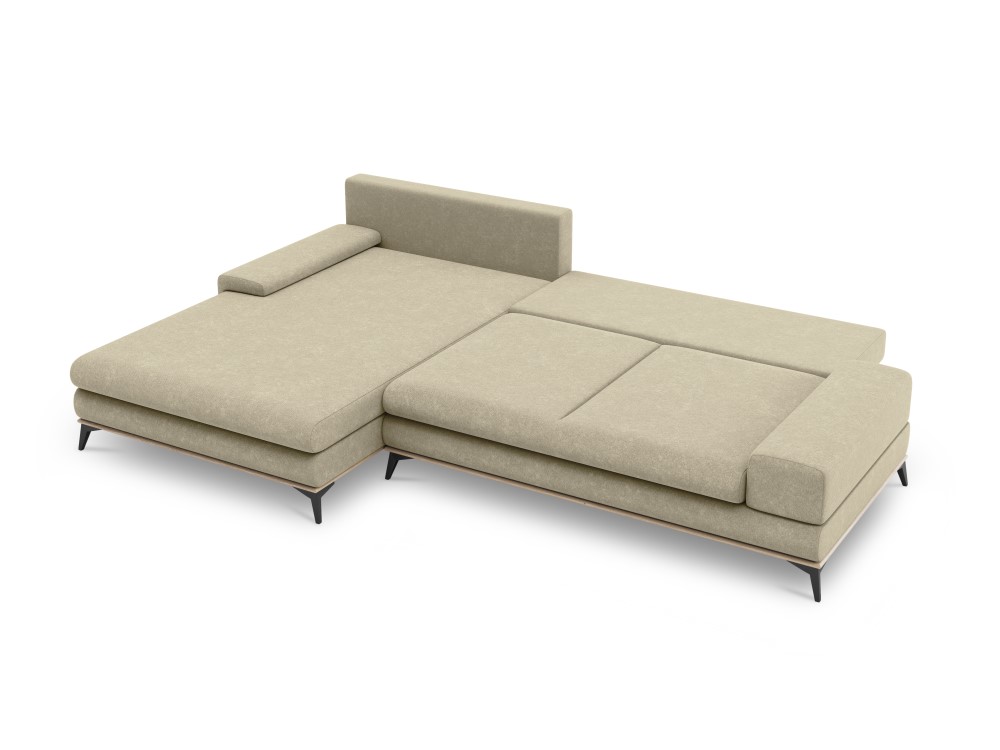 Windsor & Co Astre - Canapé D'angle Convertible Avec Coffre De Rangement 5 Places