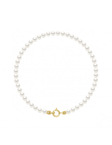 wk Bracelet Perle de Culture d'Eau Douce Ronde Or 375 Millièmes wk Bracelet Perle de Culture d'Eau Douce Ronde Or 375 Millièmes
