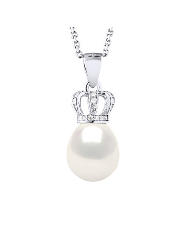 wk Pendentif Sertis Oxydes de Zirconium Eau Douce Poire