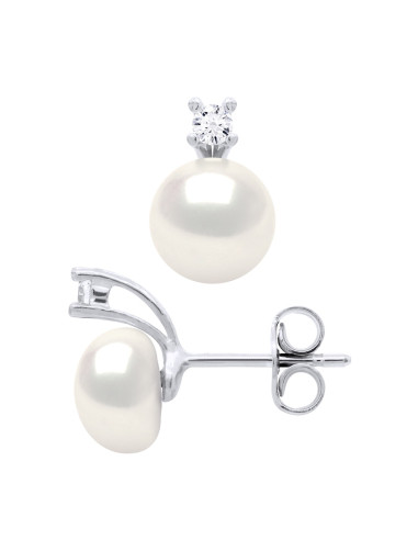 wk Boucles d'Oreilles Argent 925 Millièmes BOUTONS