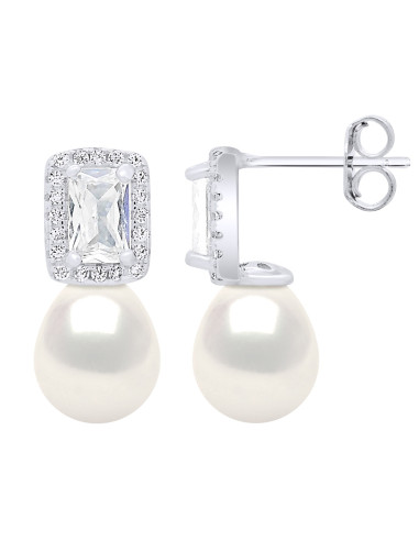 wk Boucles d'Oreilles Argent 925 Millièmes Poires