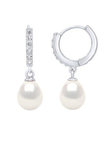 wk Boucles d'Oreilles Argent 925 Millièmes Poires