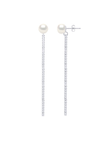 wk Boucles d'Oreilles - Eau Douce BOUTON