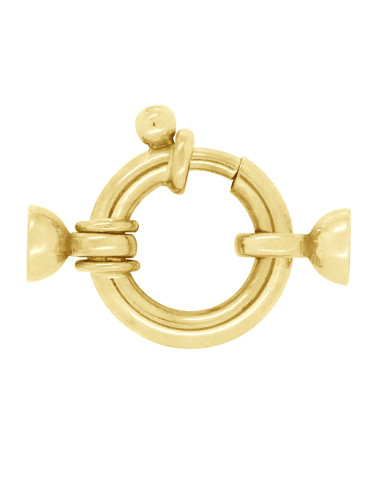 wk Fermoir Anneau Marin en Or 750 Millièmes