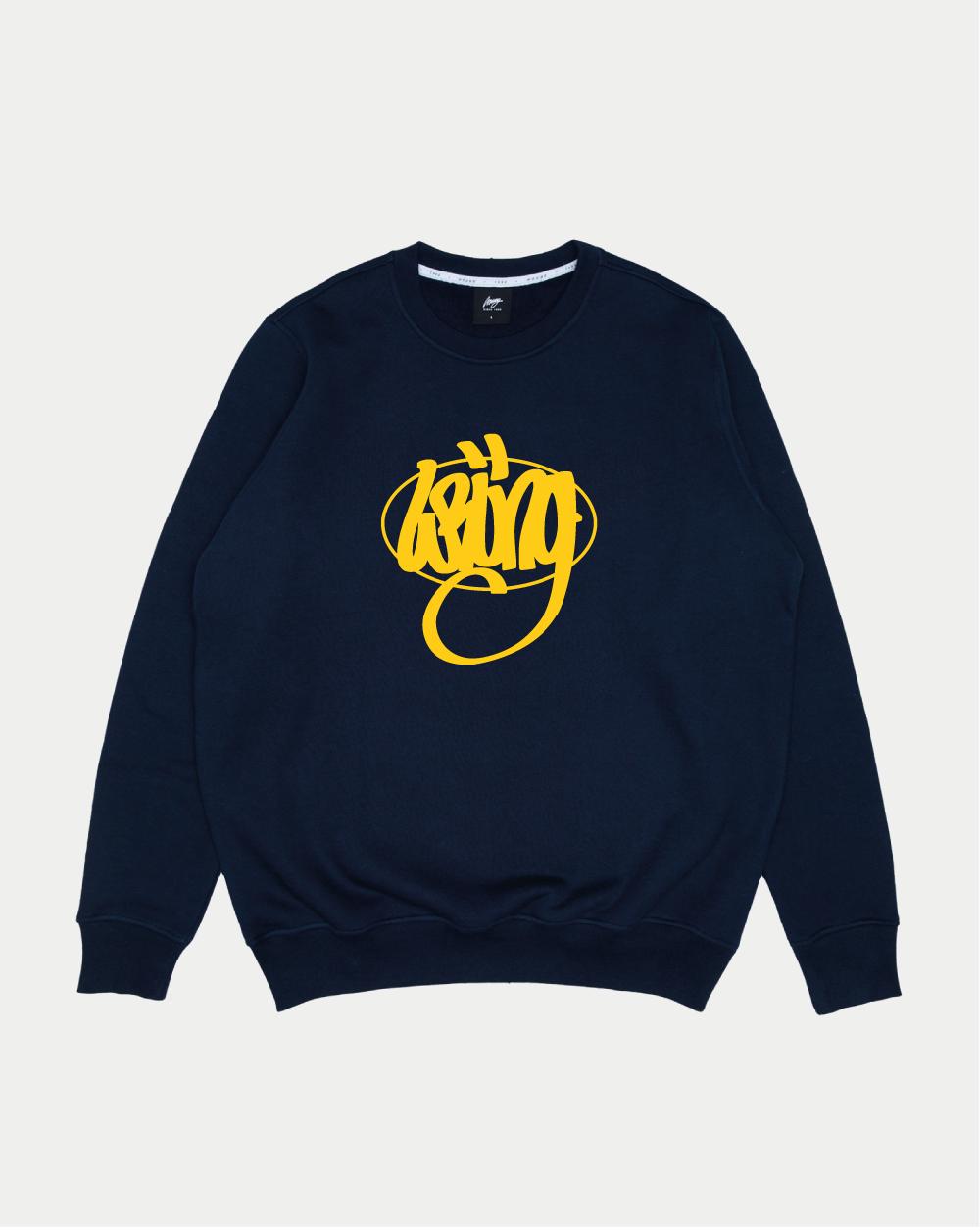 wrung Crewneck Original Navy