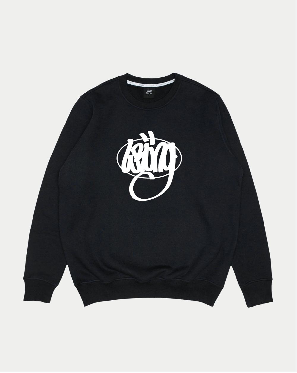 wrung Crewneck Original Noir