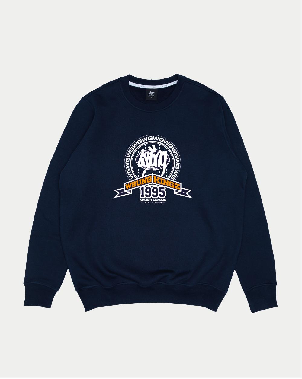 wrung Crewneck Wrung Kingz Navy