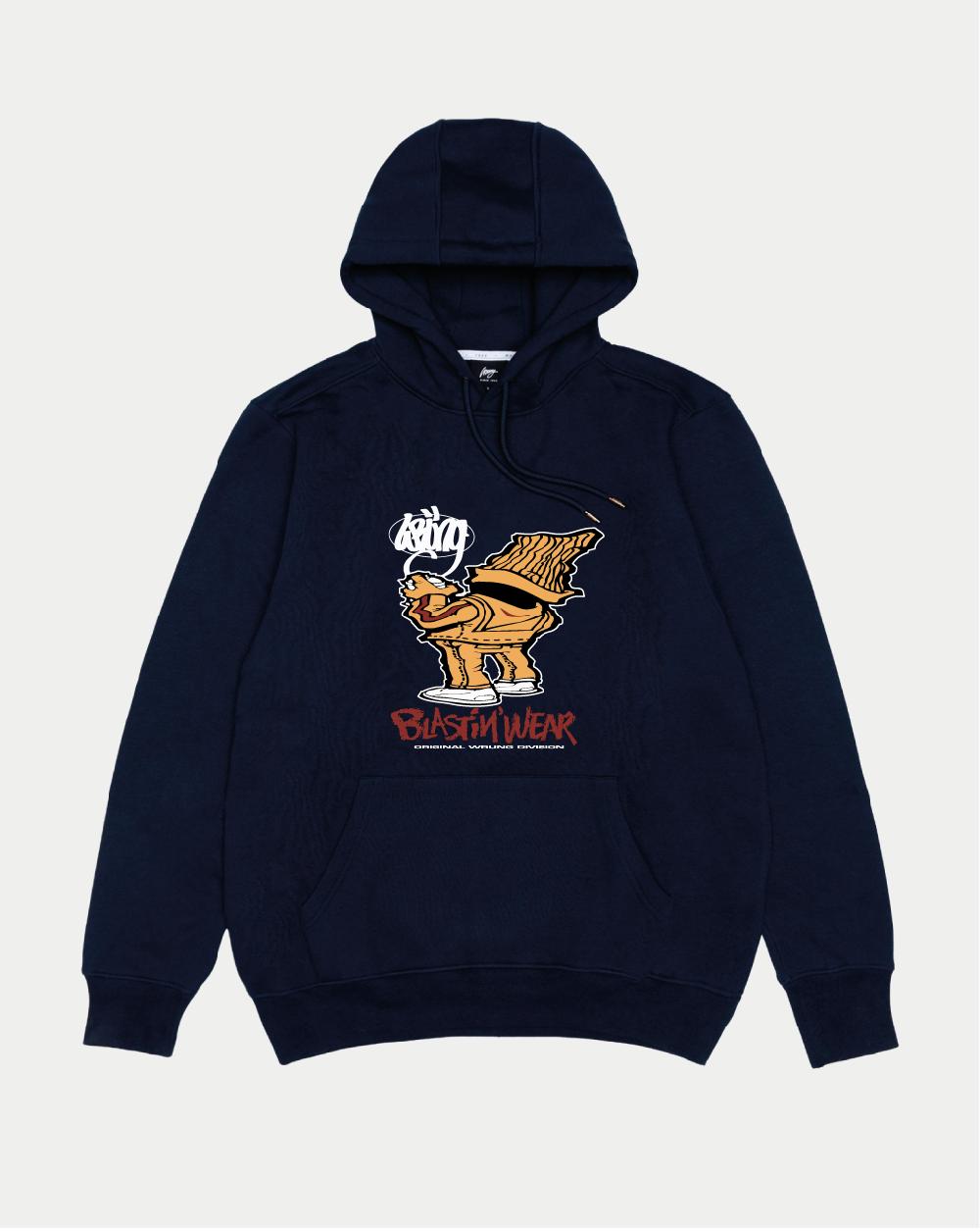 wrung Hood Blastin Navy