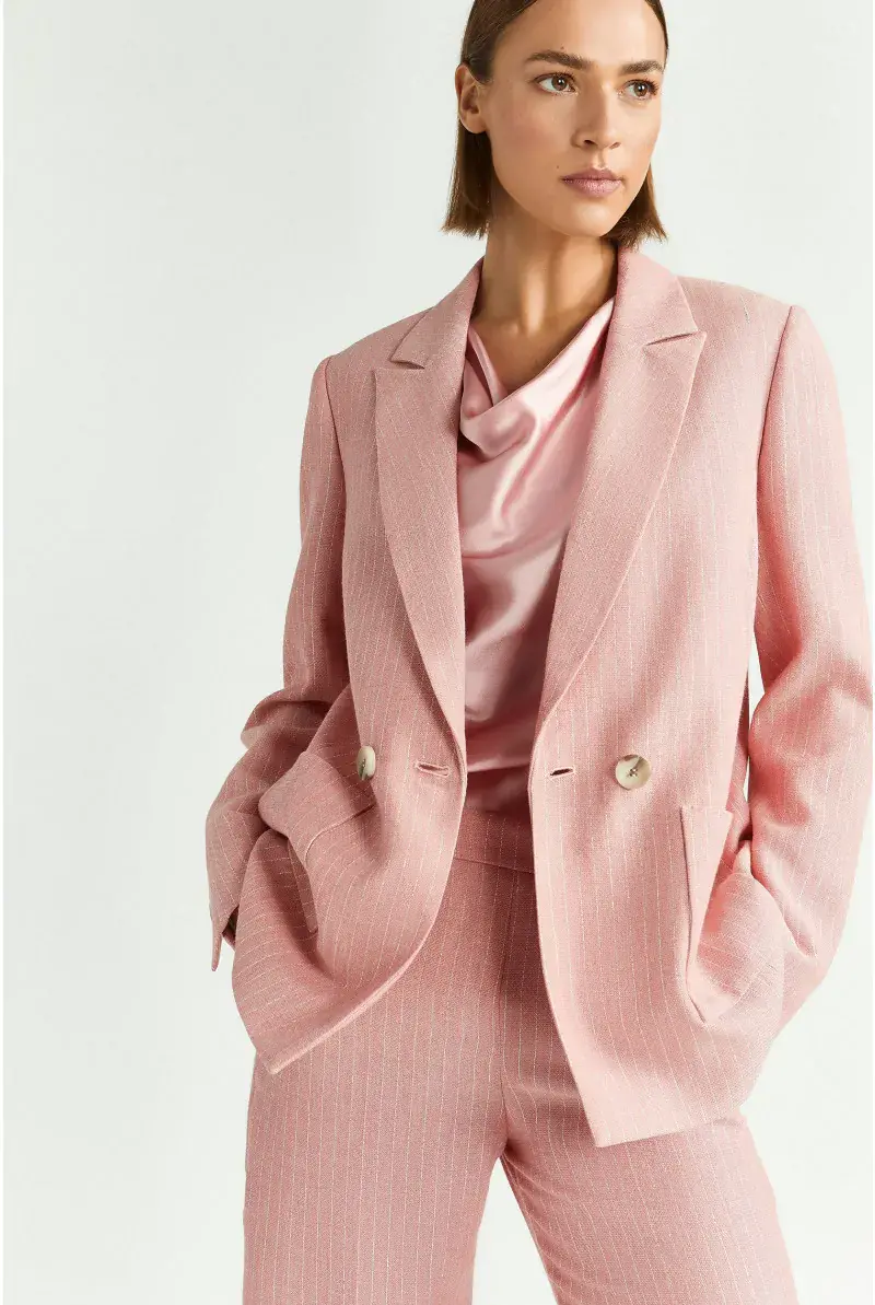 xandres Blazer avec motif trait de craie en lurex 14397-01-5116