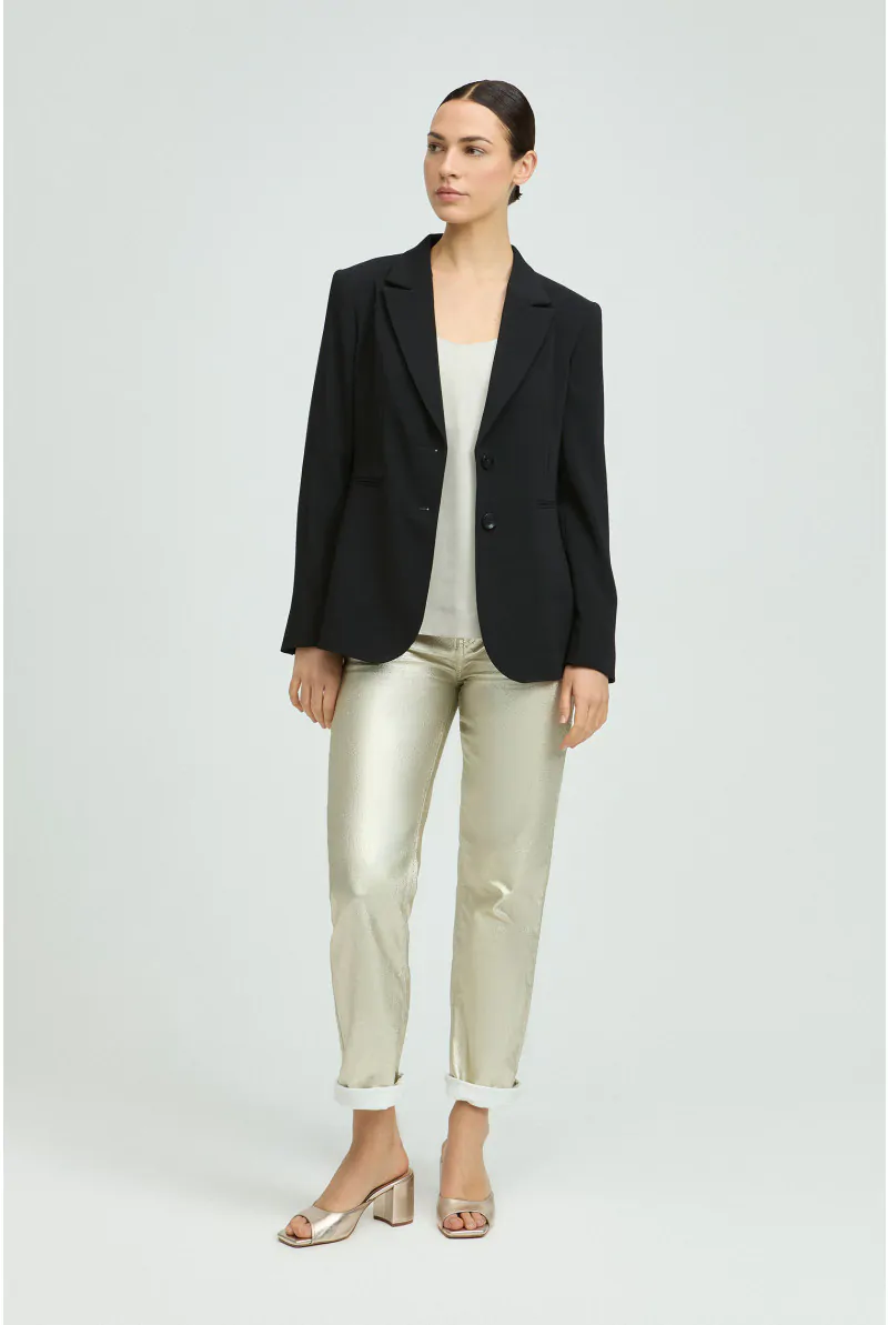 Xandres Blazer Cintré Noir Infroissable ESS068-01-0041