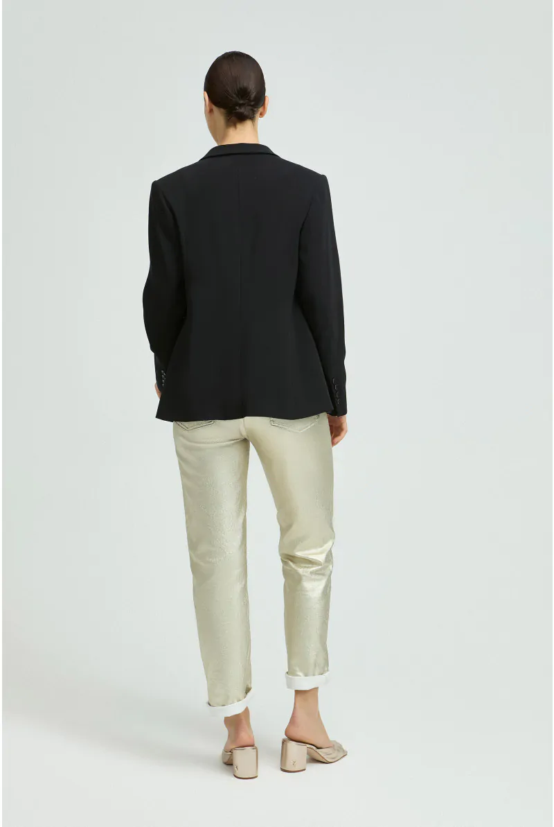 Xandres Blazer Cintré Noir Infroissable ESS068-01-0041