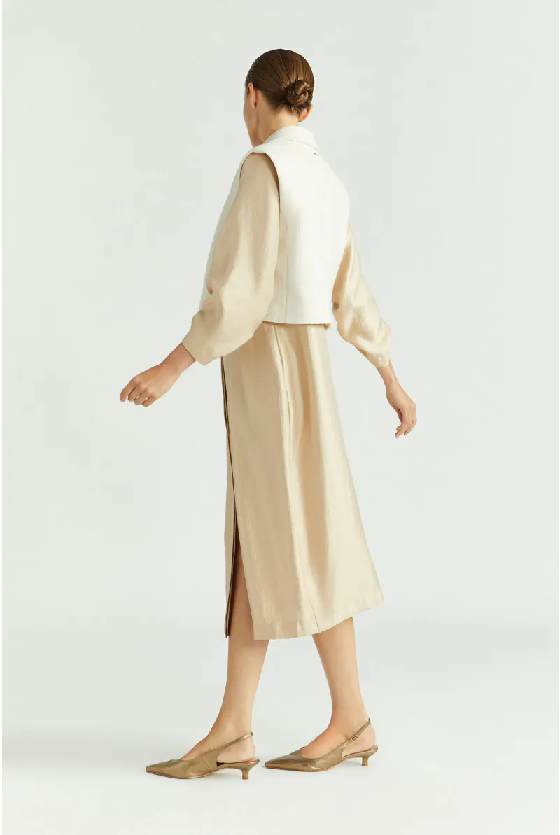 Xandres Blazer Sans Manches à Carreaux 14398-01-1846