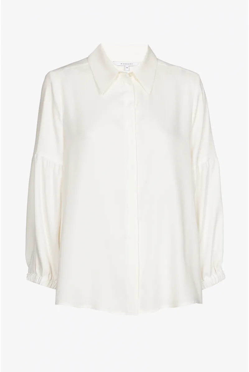 Xandres Blouse Avec Des Détails Au Niveau Des Manches 14408-01-1840