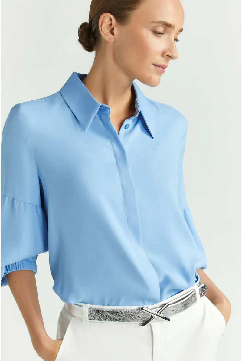 xandres Blouse avec des détails au niveau des manches 14408-01-2480