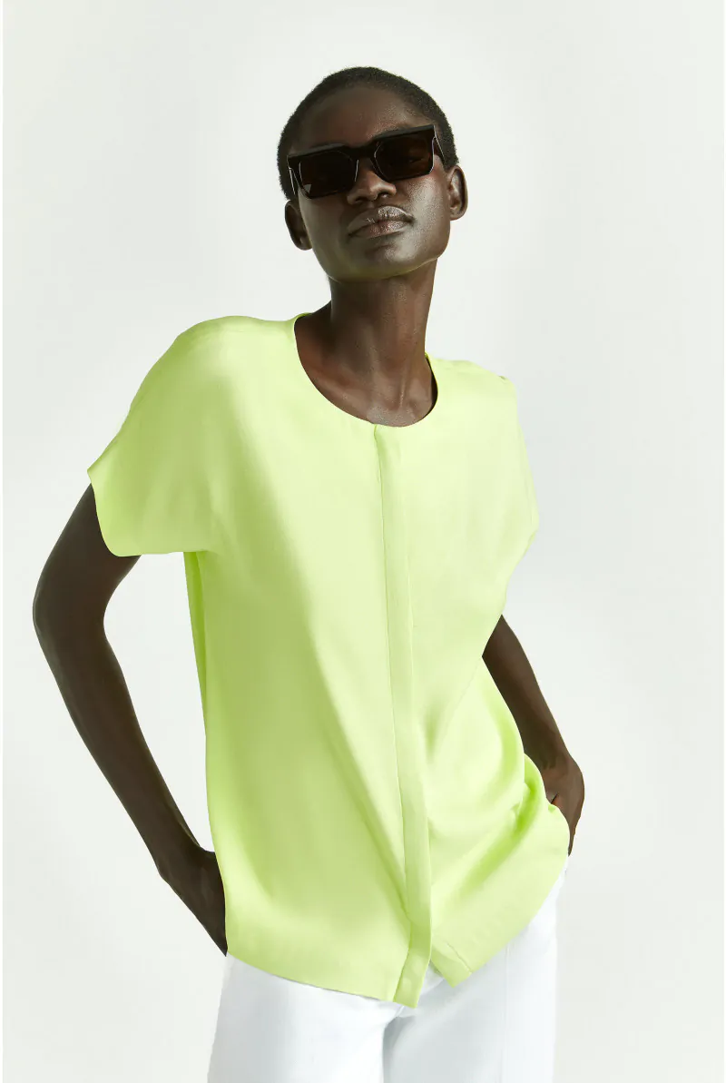 xandres Blouse avec fermeture invisible 14287-02-4550