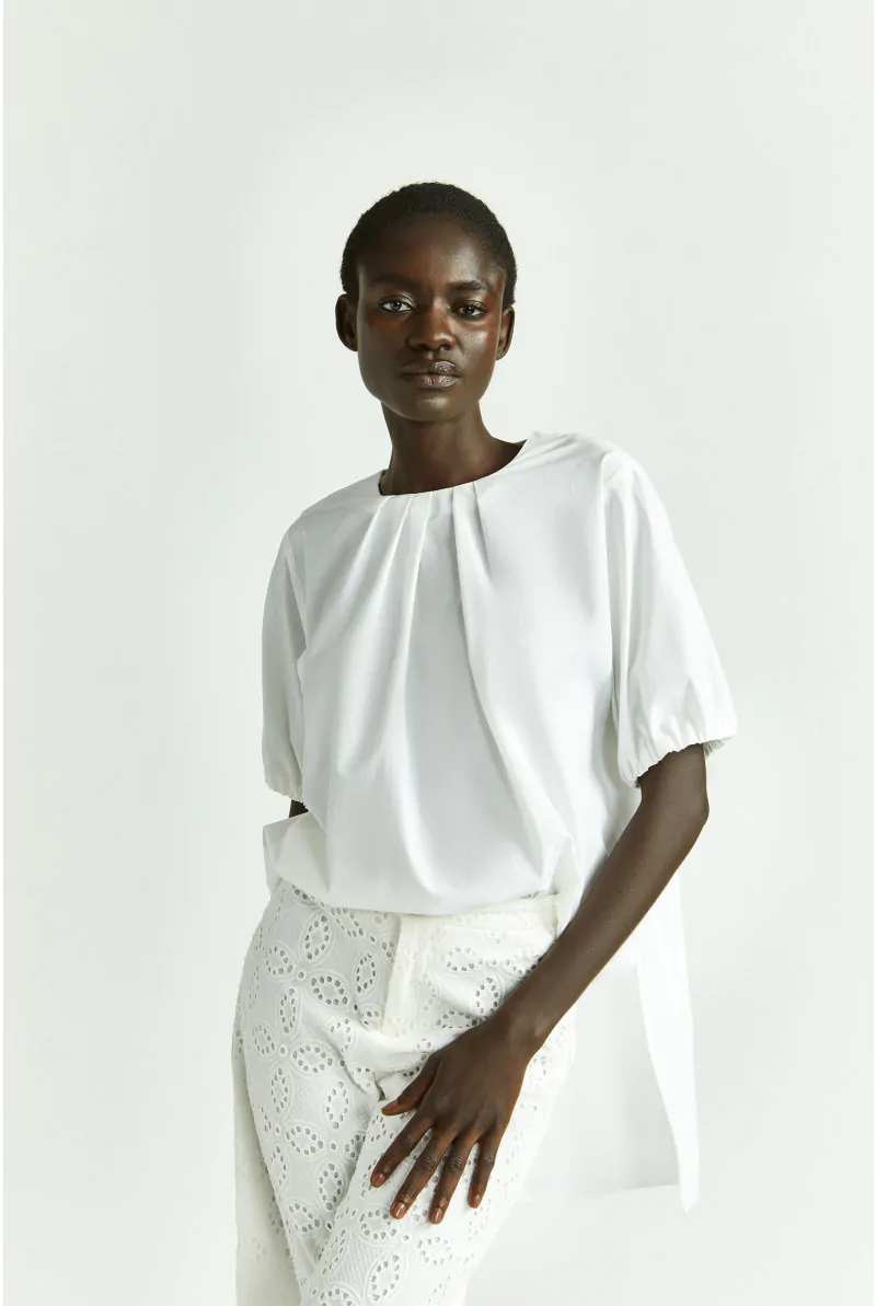 xandres Blouse avec plis asymétriques 14418-01-0160