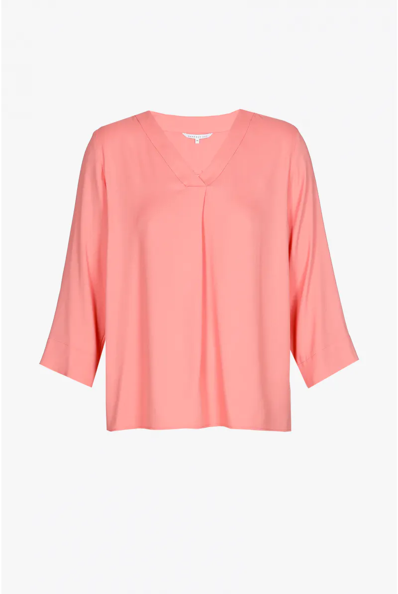 xandres Blouse fluide à encolure en V 82015-01-5110