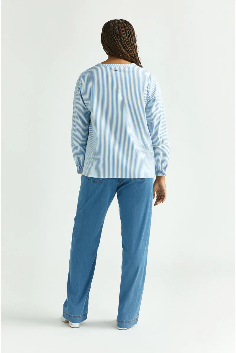 Xandres Blouse Rayée En Tissu Extensible 82012-01-3045