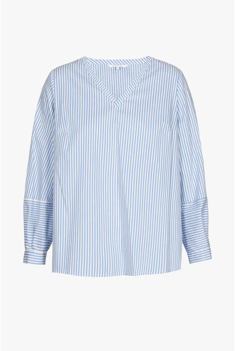 Xandres Blouse Rayée En Tissu Extensible 82012-01-3045