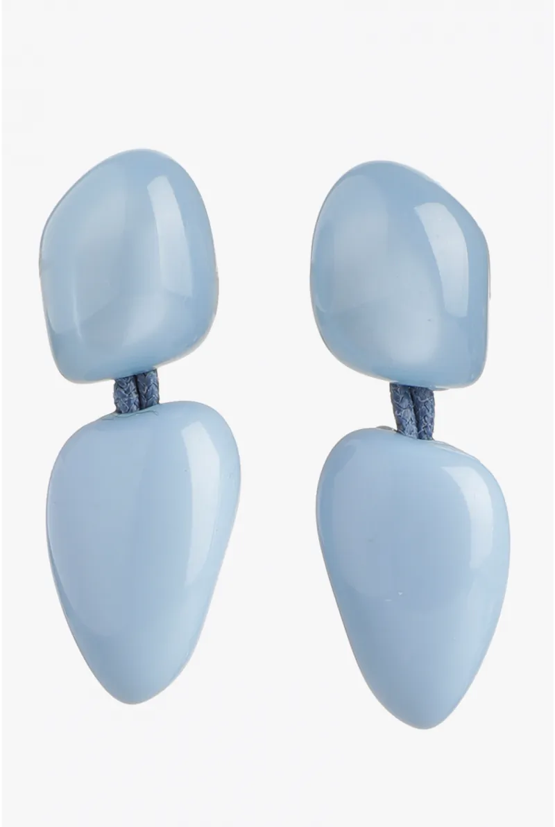 xandres Boucles d’oreilles avec deux pierres 61349-01-3040