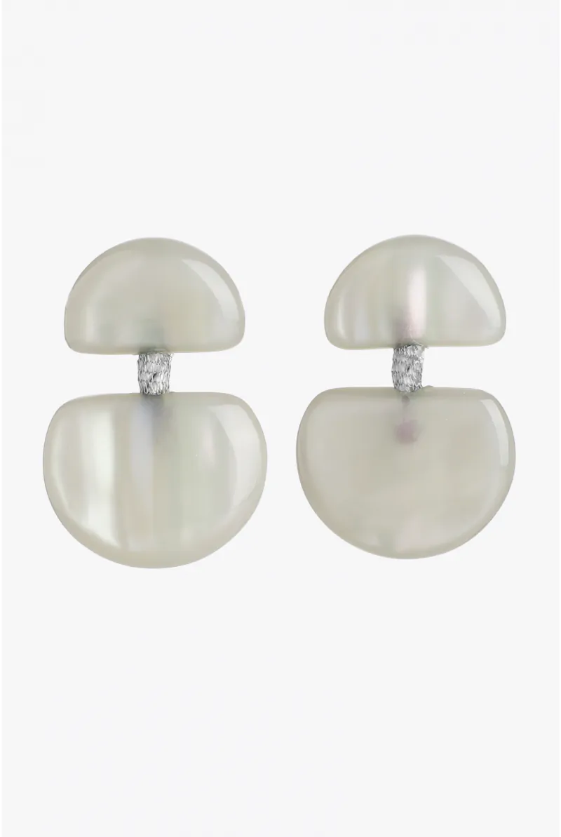 xandres Boucles d’oreilles avec pendentif en deux parties 61353-01-3490