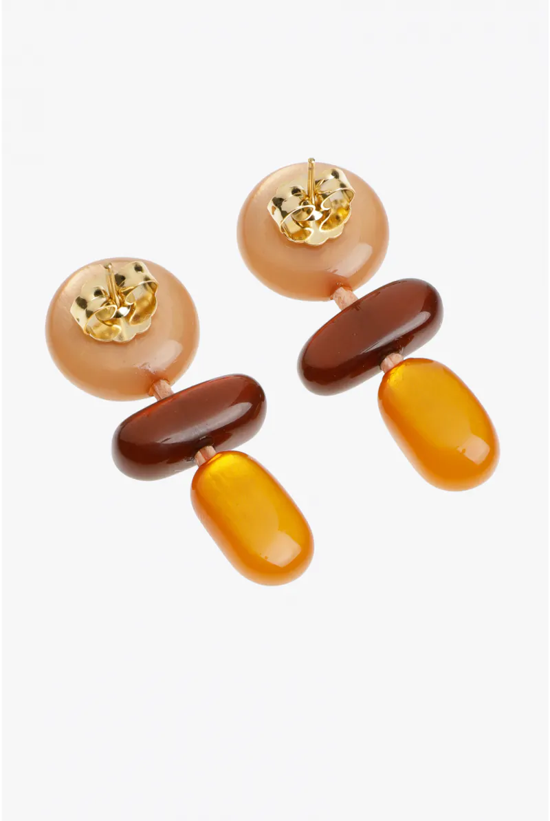 Xandres Boucles D’oreilles Avec Pendentif En Trois Parties 61351-01-8010