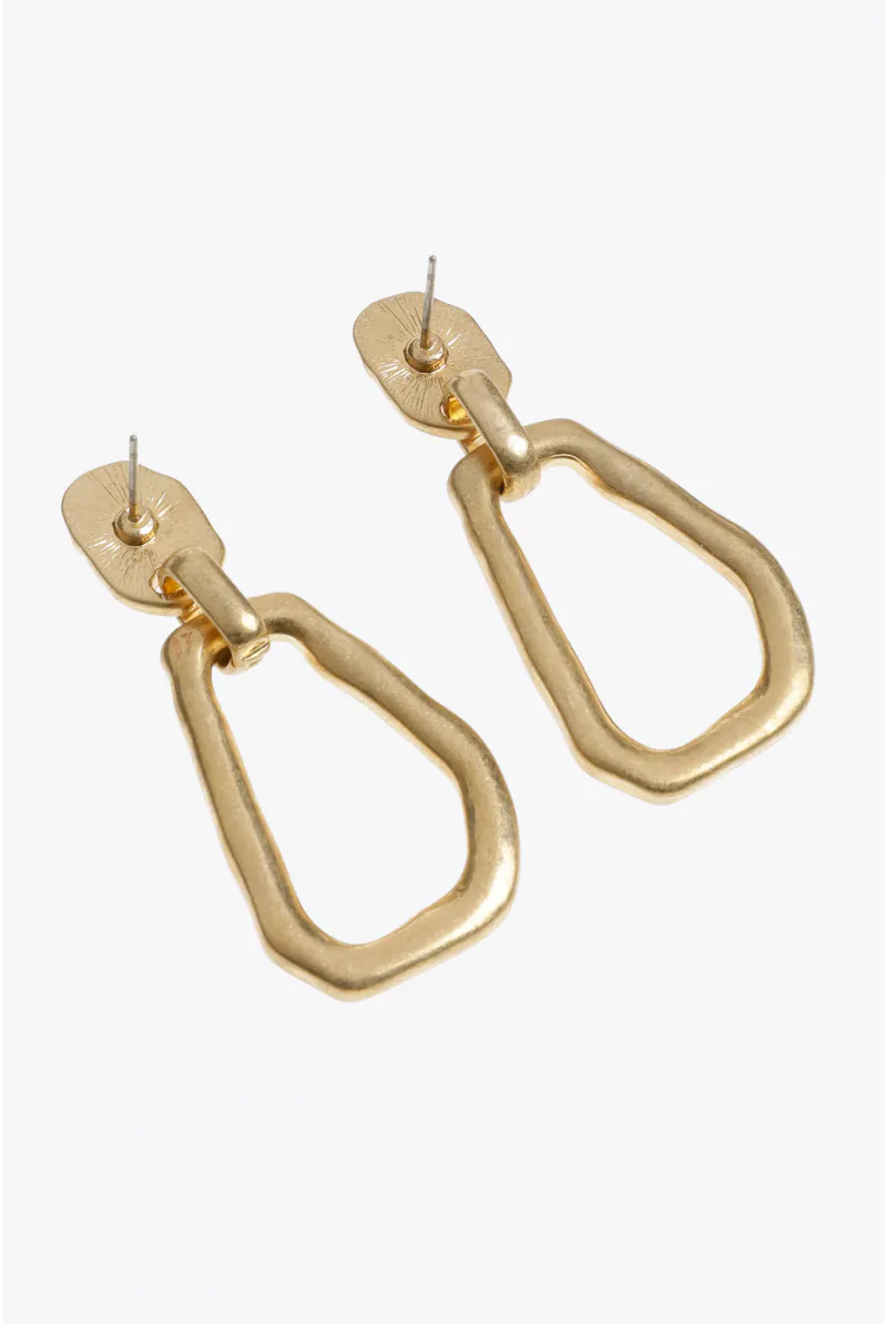 Xandres Boucles D'oreilles Plaquées Or De Forme Organique 61365-01-2910