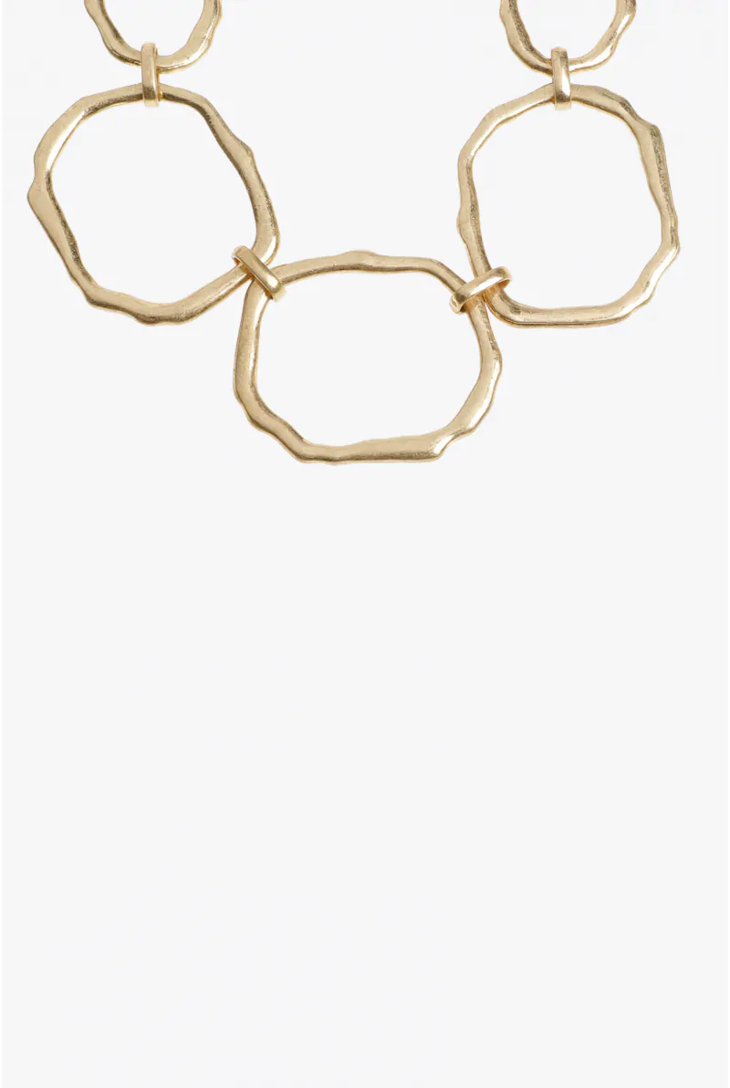 Xandres Collier Court Plaqué Or De Forme Organique 61364-01-2910