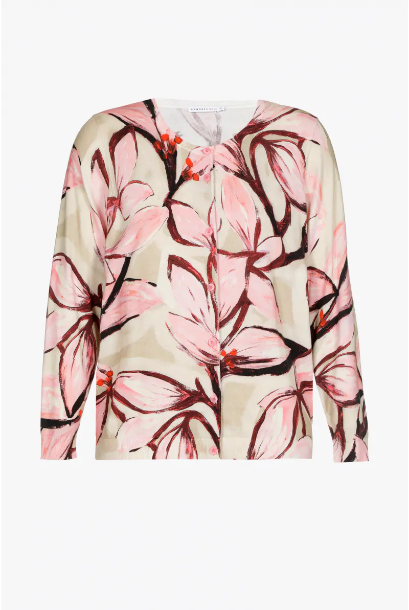 xandres Gilet en coton à motif floral 29270-01-5115