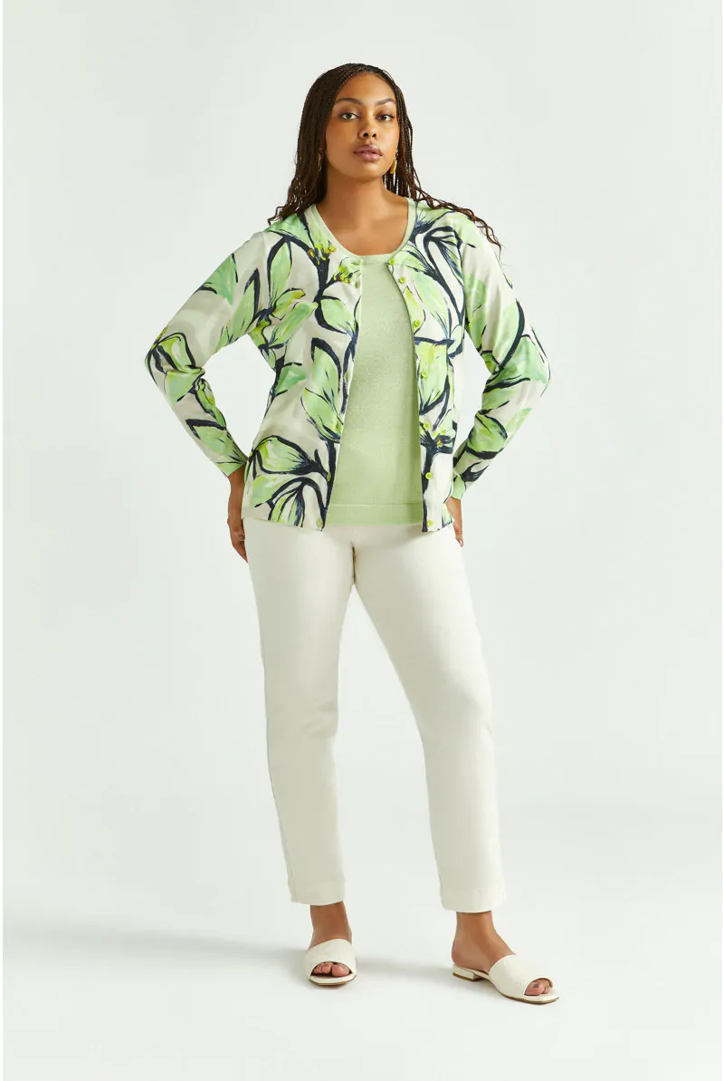 Xandres Gilet En Coton à Motif Floral 29270-01-6595