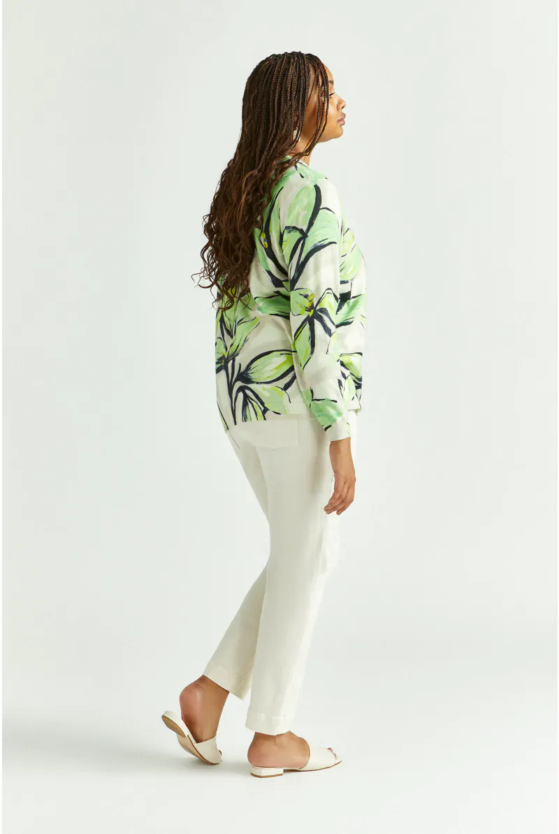 Xandres Gilet En Coton à Motif Floral 29270-01-6595