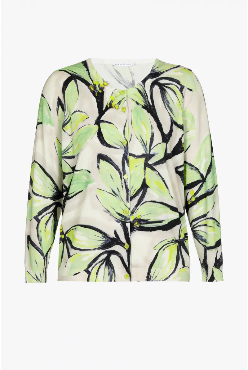 Xandres Gilet En Coton à Motif Floral 29270-01-6595