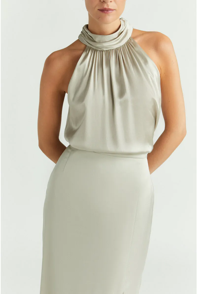 xandres Haut bain de soleil en tissu brillant 14320-02-1100