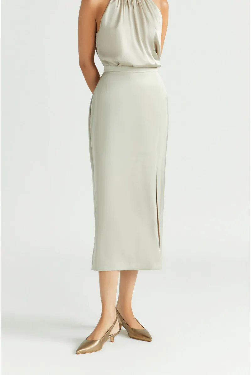 xandres Jupe crayon en tissu brillant 14436-01-1100