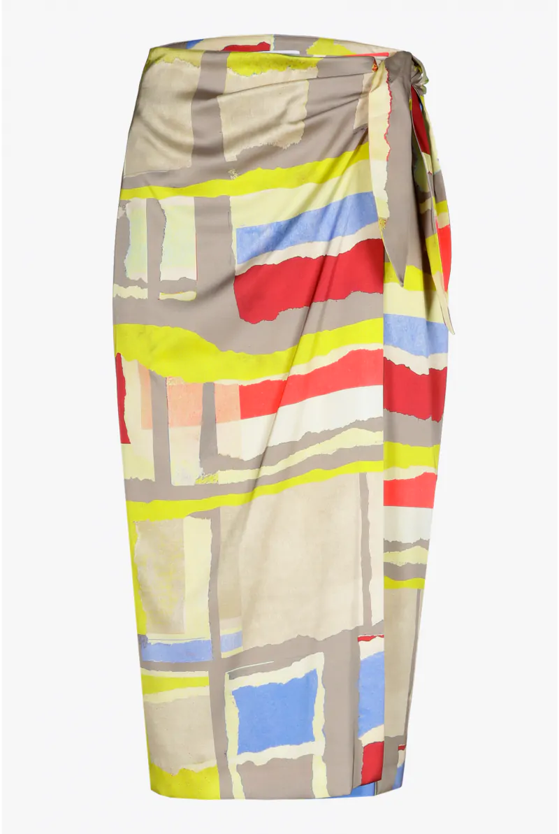 Xandres Jupe Portefeuille à Imprimé Coloré 61250-01-9996