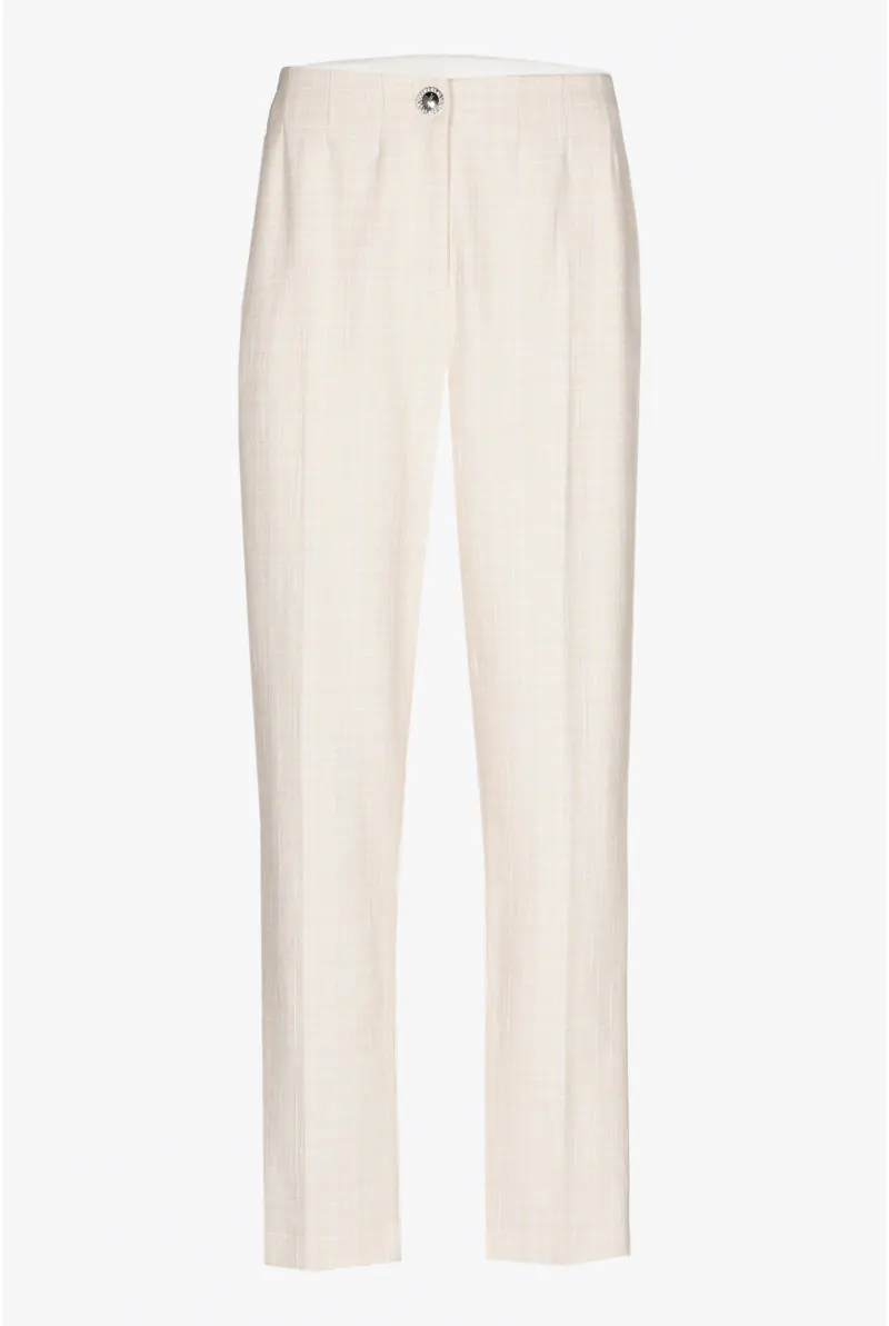 Xandres Pantalon à Carreaux à Jambes étroites 14371-02-1846