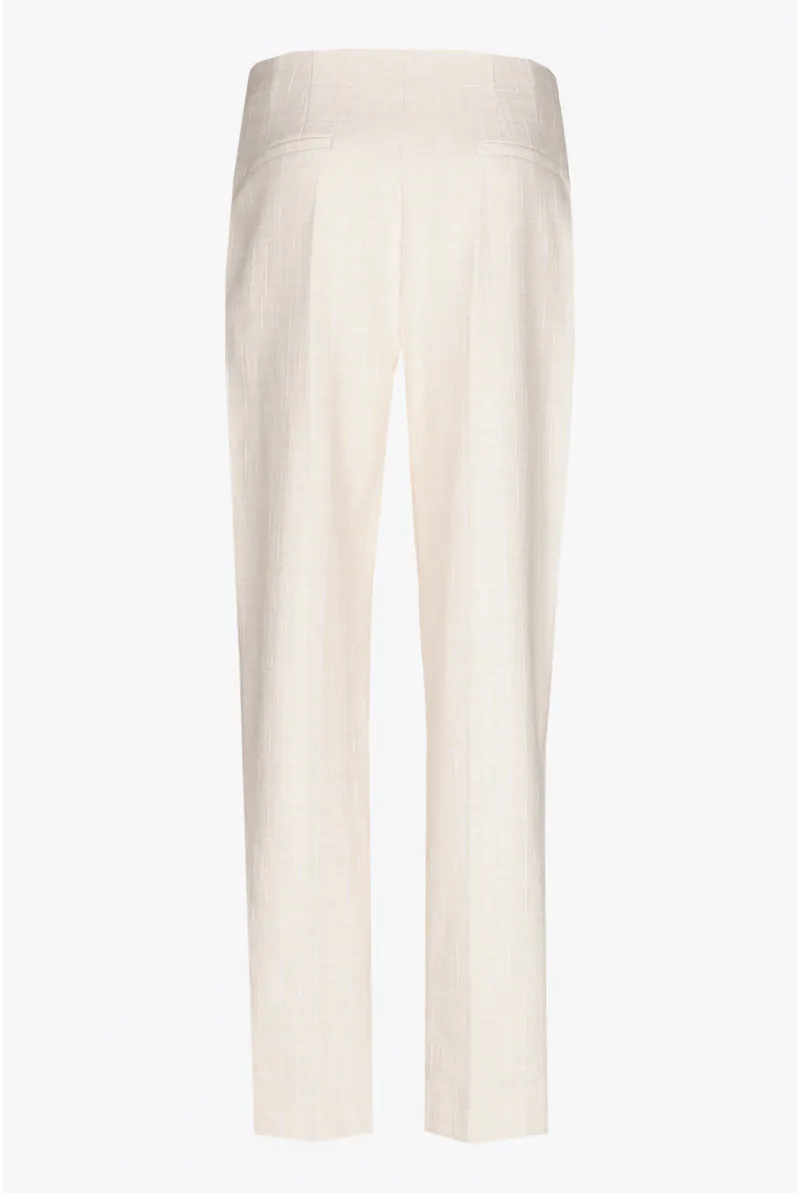 Xandres Pantalon à Carreaux à Jambes étroites 14371-02-1846