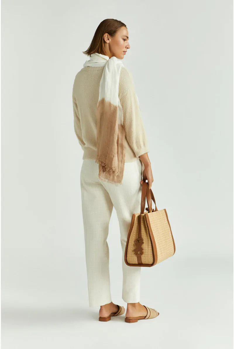 xandres Pantalon à carreaux à jambes étroites 14371-02-1846