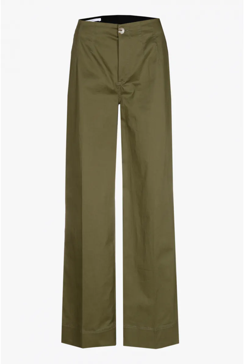 Xandres Pantalon à Jambes Larges En Coton 14402-01-1150