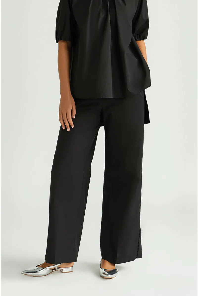 xandres Pantalon ample avec entre-deux 61285-01-0040