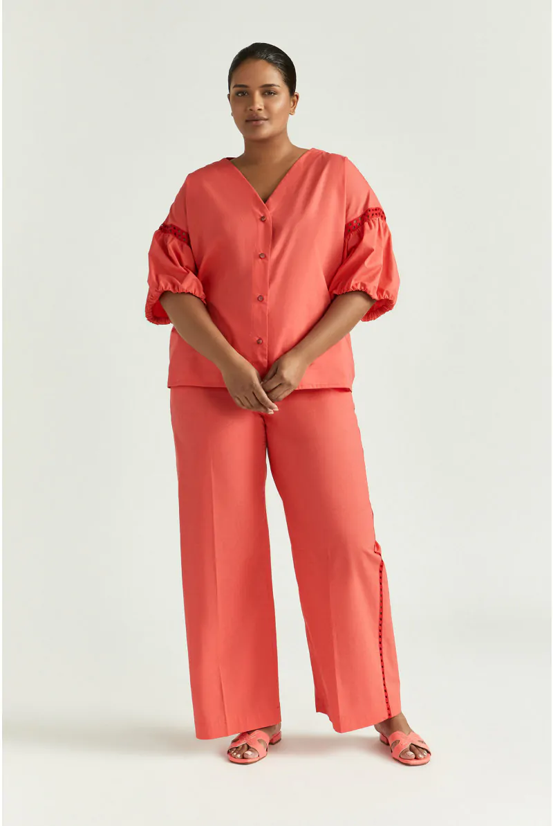Xandres Pantalon Ample Avec Entre-deux 61285-01-2690