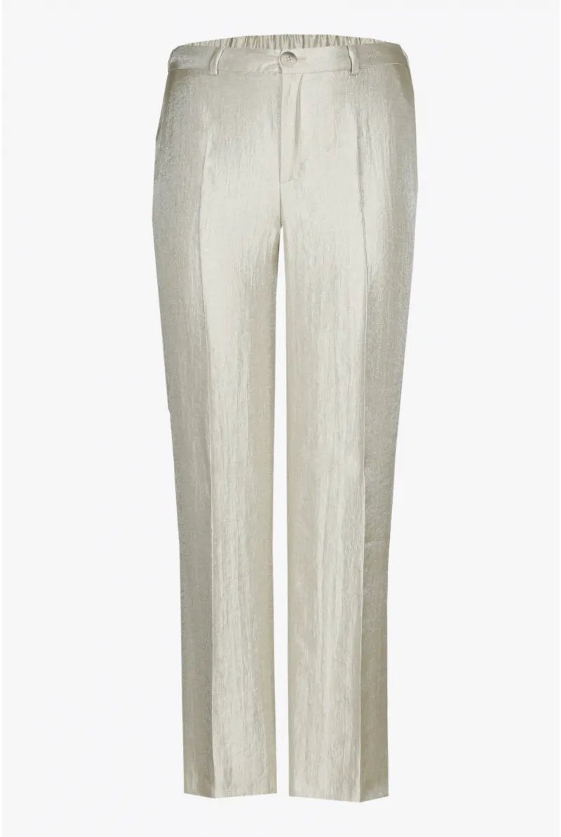 Xandres Pantalon Brillant à Jambes Larges 82017-01-3491