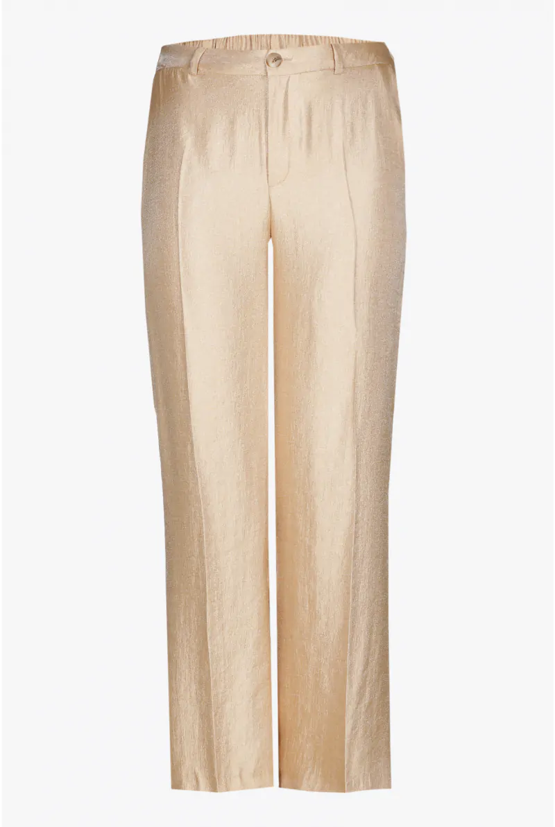 Xandres Pantalon Brillant à Jambes Larges 82017-01-8370