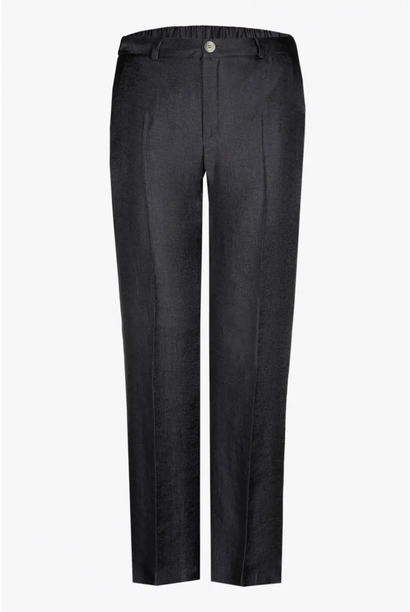 Xandres Pantalon Brillant à Jambes Larges 82017-01-8801