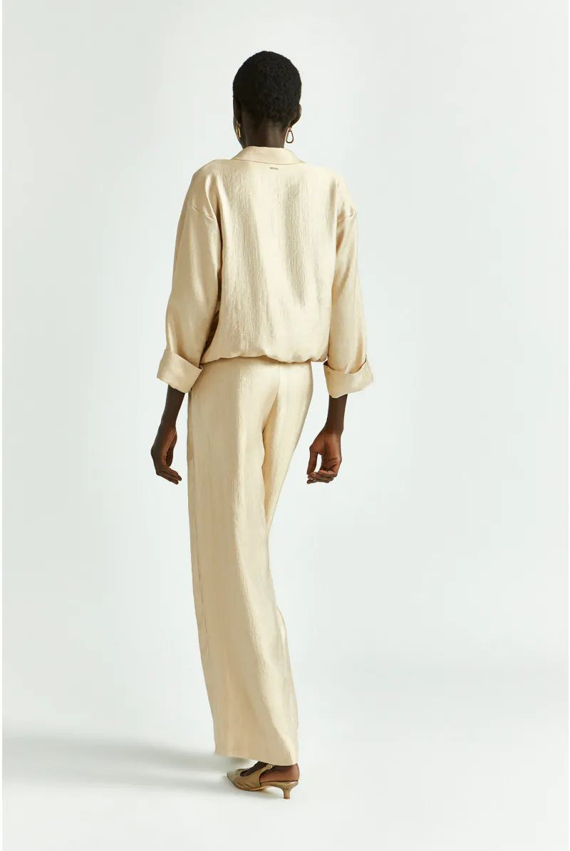 Xandres Pantalon Brillant à Pli Marqué 14366-02-8370